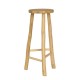 Σκαμπό μπαρ Nextdeco Kiana ξύλο teak Υ76x∅31εκ Σκαμπό μπαρ Nextdeco Kiana ξύλο teak Υ76x∅31εκ