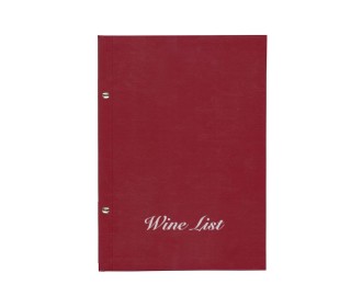 Next wine list basic μπορντώ 23,5x32εκ. Δυνατότητα εκτύπωσης