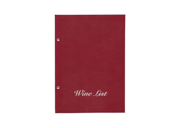 Next wine list basic μπορντώ 23,5x32εκ. Δυνατότητα εκτύπωσης