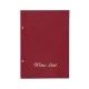 Next wine list basic μπορντώ 23,5x32εκ. Δυνατότητα εκτύπωσης