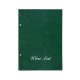 Next wine list basic πράσινο 23,5x32εκ. Δυνατότητα εκτύπωσης Next wine list basic πράσινο 23,5x32εκ. Δυνατότητα εκτύπωσης