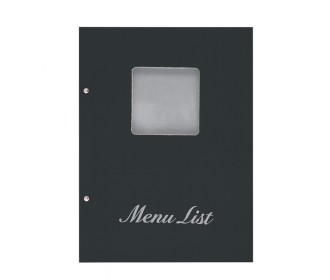 Next μενού με παράθυρο basic μαύρο 23,5x32εκ.