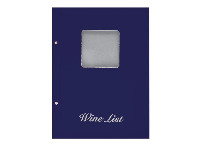 Next wine list με παράθυρο basic μπλε 23,5x32εκ.