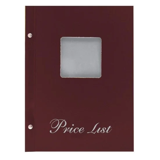 Next price list με παράθυρο basic 14x21εκ. μπορντώ