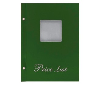 Next price list με παράθυρο basic πράσινο 14x21εκ.