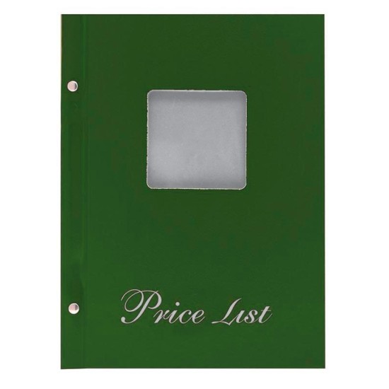 Next price list με παράθυρο basic πράσινο 14x21εκ.