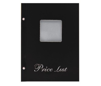 Next price list με παράθυρο basic 14x21εκ. μαύρο