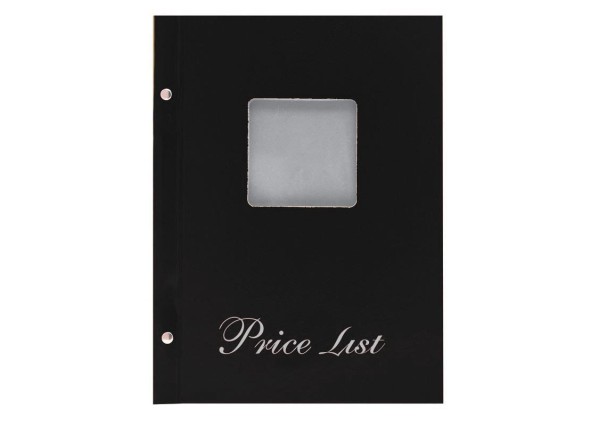 Next price list με παράθυρο basic 14x21εκ. μαύρο Next price list με παράθυρο basic 14x21εκ. μαύρο