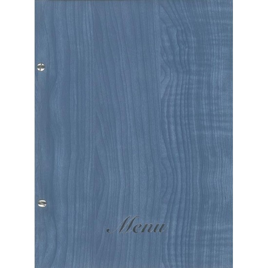 Next μενού εστιατορίου wood γαλάζιο με 10 ζελατίνες και βίδες 24x32εκ. Next μενού εστιατορίου wood γαλάζιο με 10 ζελατίνες και βίδες 24x32εκ.