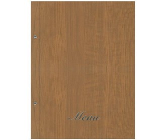Next μενού εστιατορίου καφέ ανοιχτό 24x32εκ. wood. Δυνατότητα εκτύπωσης