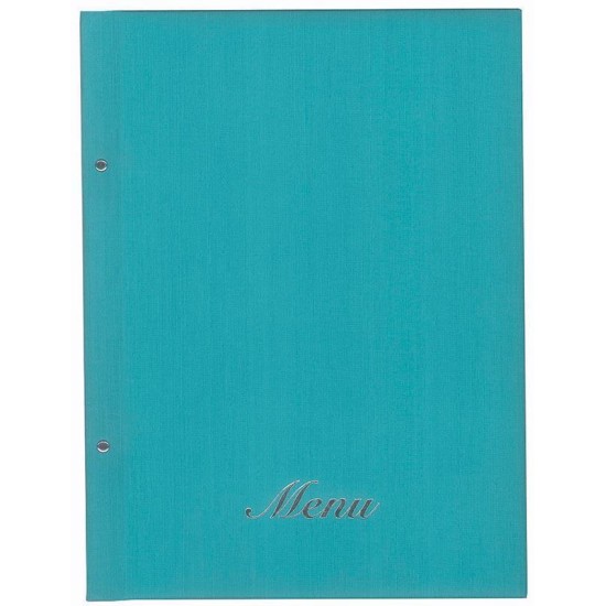 Next μενού εστιατορίου fabric γαλάζιο 24x32εκ. με 10 ζελατίνες και βίδες