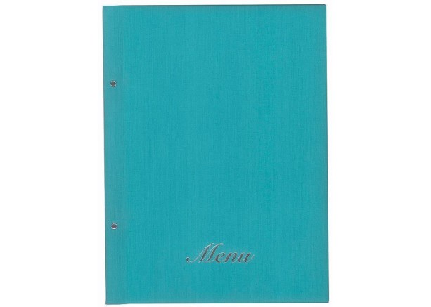 Next μενού εστιατορίου fabric γαλάζιο 24x32εκ. με 10 ζελατίνες και βίδες. Δυνατότητα εκτύπωσης Next μενού εστιατορίου fabric γαλάζιο 24x32εκ. με 10 ζελατίνες και βίδες. Δυνατότητα εκτύπωσης