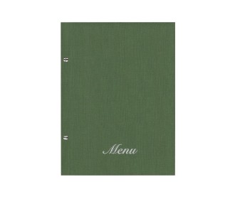 Next μενού εστιατορίου nomad πράσινο με 10 ζελατίνες και βίδες 24x32εκ. Δυνατότητα εκτύπωσης