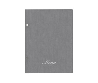 Next μενού εστιατορίου nomad γκρι με 10 ζελατίνες και βίδες 24x32εκ. Δυνατότητα εκτύπωσης