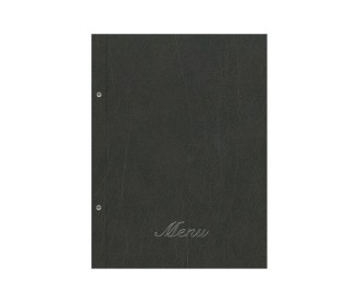 Next μενού εστιατορίου old leather καφέ σκουρό 24x32εκ. με 10 ζελατίνες και βίδες. Δυνατότητα εκτύπωσης