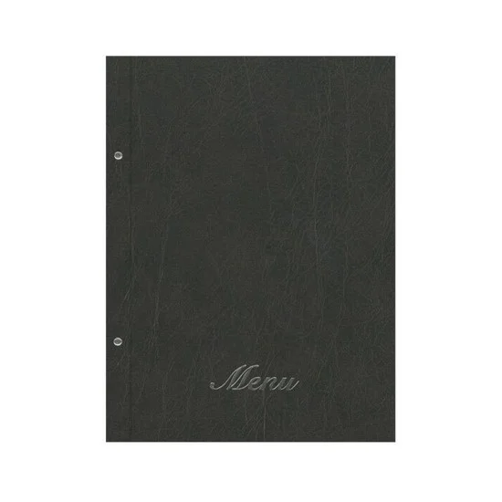 Next μενού εστιατορίου old leather καφέ σκουρό 24x32εκ. με 10 ζελατίνες και βίδες. Δυνατότητα εκτύπωσης