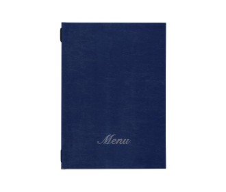 Next μενού εστιατορίου basic μπλε με κρυφό λάστιχο 23x32εκ. Δυνατότητα εκτύπωσης