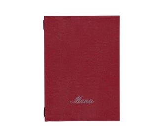 Next μενού εστιατορίου basic μπορντώ με κρυφό λάστιχο 23x32εκ. Δυνατότητα εκτύπωσης