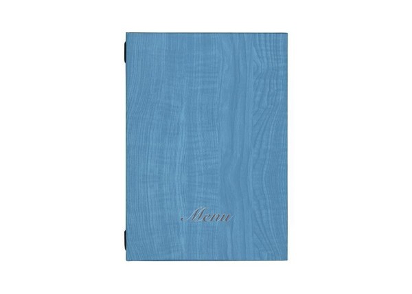 Next μενού εστιατορίου wood γαλαζιο 23x32εκ. με κρυφό λάστιχο Next μενού εστιατορίου wood γαλαζιο 23x32εκ. με κρυφό λάστιχο