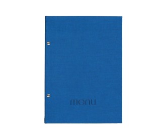 Next μενού εστιατορίου PU nomads μπλε με 10 ζελατίνες και βίδες 24x32εκ. Δυνατότητα εκτύπωσης Next μενού εστιατορίου PU nomads μπλε με 10 ζελατίνες και βίδες 24x32εκ. Δυνατότητα εκτύπωσης