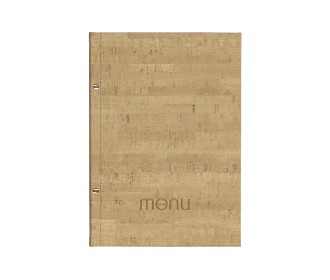 Next μενού εστιατορίου PU cork μπεζ  με 10 ζελατίνες και βίδες 24x32εκ. Δυνατότητα εκτύπωσης Next μενού εστιατορίου PU cork μπεζ  με 10 ζελατίνες και βίδες 24x32εκ. Δυνατότητα εκτύπωσης
