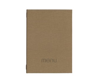 Next μενού εστιατορίου PU nomads καφέ με κρυφό λάστιχο 23x32εκ. Δυνατότητα εκτύπωσης Next μενού εστιατορίου PU nomads καφέ με κρυφό λάστιχο 23x32εκ. Δυνατότητα εκτύπωσης