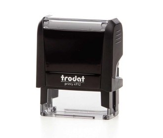 Trodat printy σφραγίδα μαύρη 4912 με μπλε μελάνι