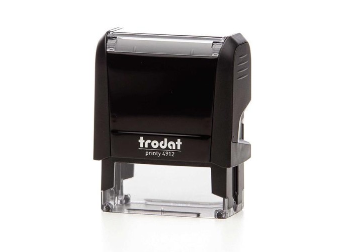 Trodat printy σφραγίδα μαύρη 4912 με μπλε μελάνι Trodat printy σφραγίδα μαύρη 4912 με μπλε μελάνι