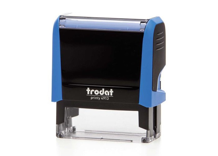 Trodat printy σφραγίδα μπλε 4913 με μπλε μελάνι