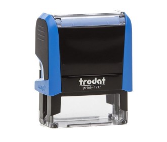 Trodat printy σφραγίδα μπλε 4912 με μαύρο μελάνι