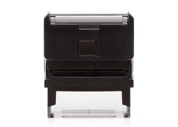 Trodat printy σφραγίδα μαύρη 4913 με μαύρο μελάνι, 58x22χιλ. Δυνατότητα εκτύπωσης