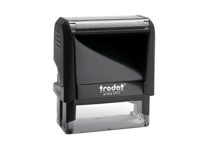 Trodat printy σφραγίδα μαύρη 4913 με μαύρο μελάνι Trodat printy σφραγίδα μαύρη 4913 με μαύρο μελάνι