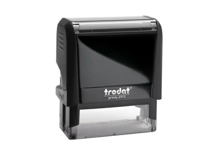 Trodat printy σφραγίδα μαύρη 4913 με μαύρο μελάνι