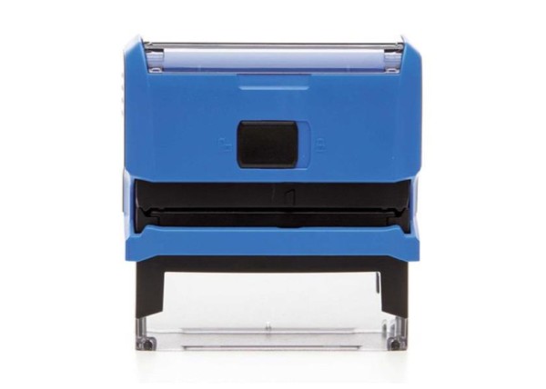 Trodat printy σφραγίδα μπλε 4915 με μαύρο μελάνι, 70x25χιλ. Δυνατότητα εκτύπωσης Trodat printy σφραγίδα μπλε 4915 με μαύρο μελάνι, 70x25χιλ. Δυνατότητα εκτύπωσης