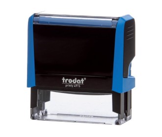 Trodat printy σφραγίδα μπλε 4915 με μαύρο μελάνι