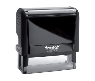 Trodat printy σφραγίδα μαύρη 4915 με μαύρο μελάνι