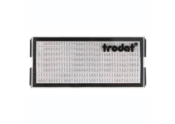 Trodat 264 ανταλλακτικοί χαρακτήρες σφραγίδας 4911,4912 typomatic 4χιλ.