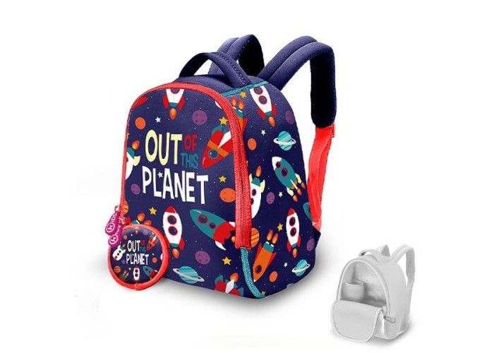 Σακίδιο πλάτης παιδικό Neoprene Out of this planet 25εκ. Σακίδιο πλάτης παιδικό Neoprene Out of this planet 25εκ.