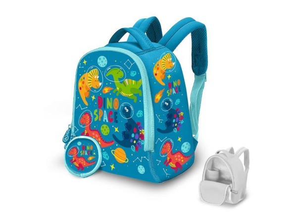 Σακίδιο πλάτης παιδικό Neoprene Dino Space Υ25χ19χ12εκ. Σακίδιο πλάτης παιδικό Neoprene Dino Space Υ25χ19χ12εκ.