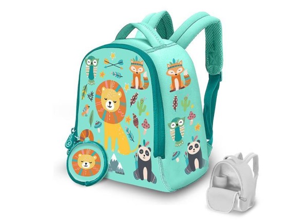 Σακίδιο πλάτης παιδικό Neoprene Ethnic Animals  Υ25χ19χ12εκ. Σακίδιο πλάτης παιδικό Neoprene Ethnic Animals  Υ25χ19χ12εκ.