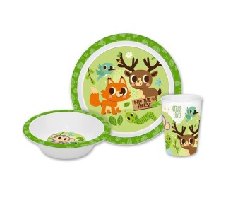 Σετ φαγητού 3 τμχ Into the Forest 29x8xH24cm Σετ φαγητού 3 τμχ Into the Forest 29x8xH24cm