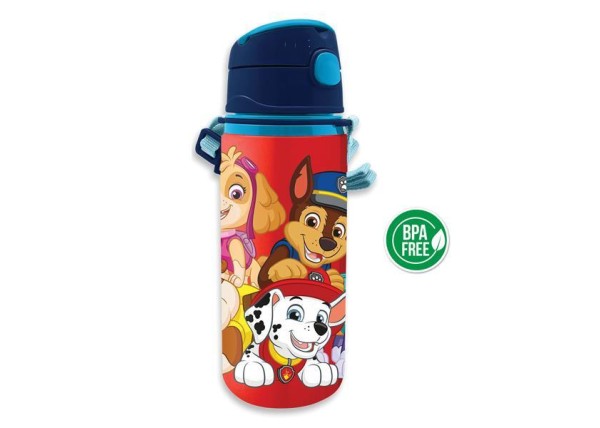 Παγούρι αλουμινίου Paw Patrol με λουράκι 600ml Παγούρι αλουμινίου Paw Patrol με λουράκι 600ml