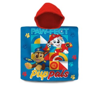 Πετσέτα παιδική θαλάσσης, πόντσο με κουκούλα  