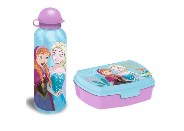 Σετ φαγητοδοχείο - παγούρι 500ml Frozen 17,5x12,5xY6εκ. Σετ φαγητοδοχείο - παγούρι 500ml Frozen 17,5x12,5xY6εκ.