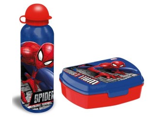 Σετ φαγητοδοχείο - παγούρι Spiderman 17,5x12,5xY6εκ 500ml