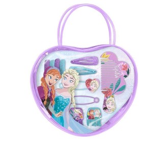 Τσαντάκι Frozen με αξεσουάρ μαλλιών 20x25εκ.