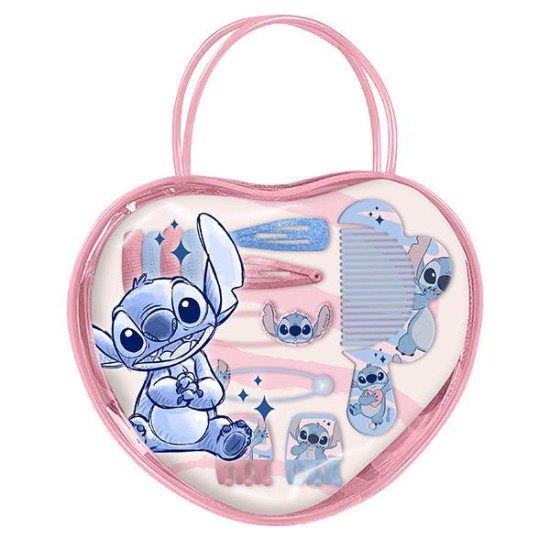 Τσαντάκι Stitch με αξεσουάρ μαλλιών 20x25εκ. Τσαντάκι Stitch με αξεσουάρ μαλλιών 20x25εκ.