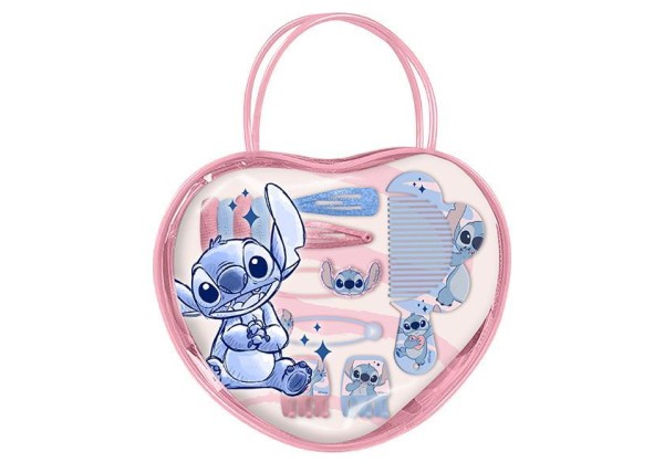 Τσαντάκι Stitch με αξεσουάρ μαλλιών 20x25εκ. Τσαντάκι Stitch με αξεσουάρ μαλλιών 20x25εκ.