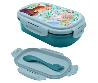 Φαγητοδοχείο Frozen με μαχαιροπίρουνα 22x16x7εκ.