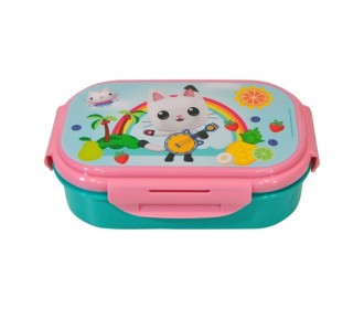 Φαγητοδοχείο Το Κουκλόσπιτο της Γκάμπι με μαχαιροπίρουνα 22x16x7εκ.